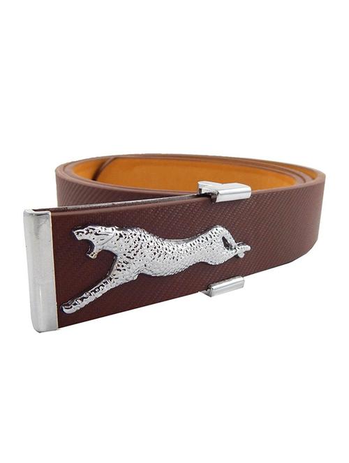 brown leather belt - 12854017 - Very Small Image - 1