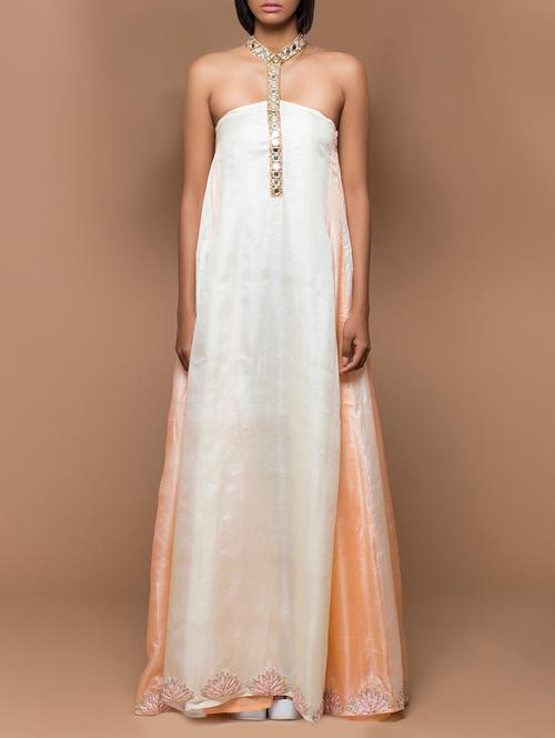 tube dress with a mirror work collar - 12859734 - Very Small Image - 1