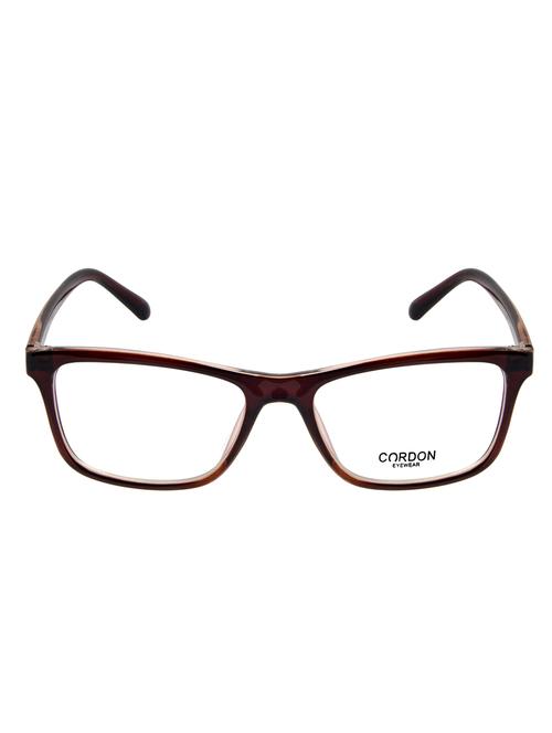  brown rectangular full rim eye frames - 12859902 - Very Small Image - 1