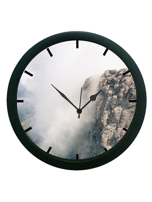 mesleep mountain fog 3d wall clock (with glass) - 12865319 - Very Small Image - 1