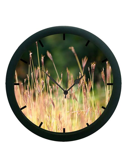 mesleep wheat farm 3d wall clock (with glass) - 12865321 - Very Small Image - 1