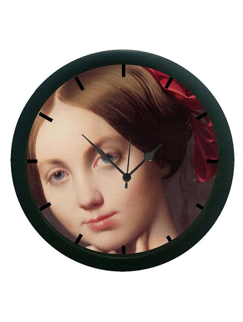mesleep girl portrait 3d wall clock (with glass) - 12865337 - Very Small Image - 1