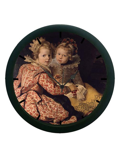 mesleep girl portrait 3d wall clock (with glass) - 12865424 - Very Small Image - 1