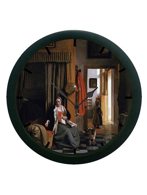 mesleep lady portrait 3d wall clock (with glass) - 12865441 - Very Small Image - 1