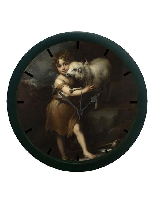 mesleep boy portrait 3d wall clock (with glass) - 12865445 - Very Small Image - 1