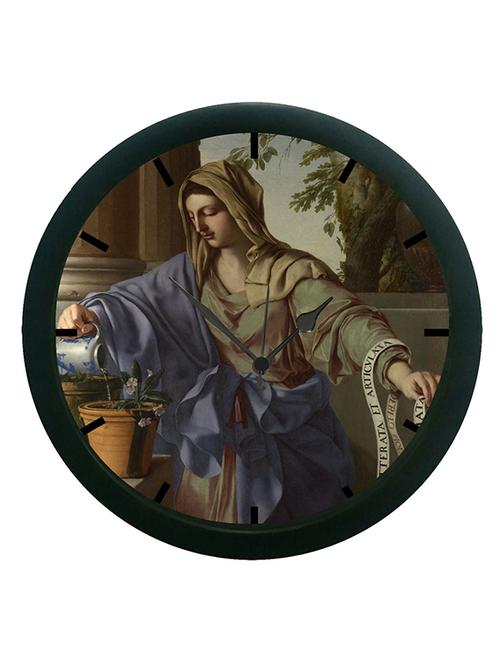 mesleep lady portrait 3d wall clock (with glass) - 12865482 - Very Small Image - 1