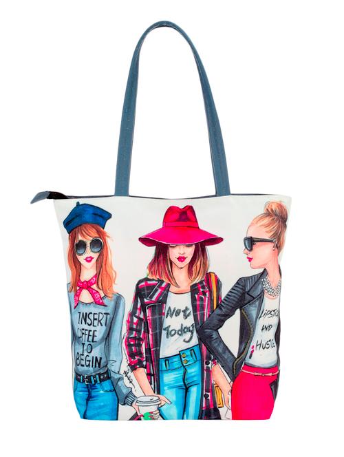 grey polyester handbag - 12873619 - Very Small Image - 1