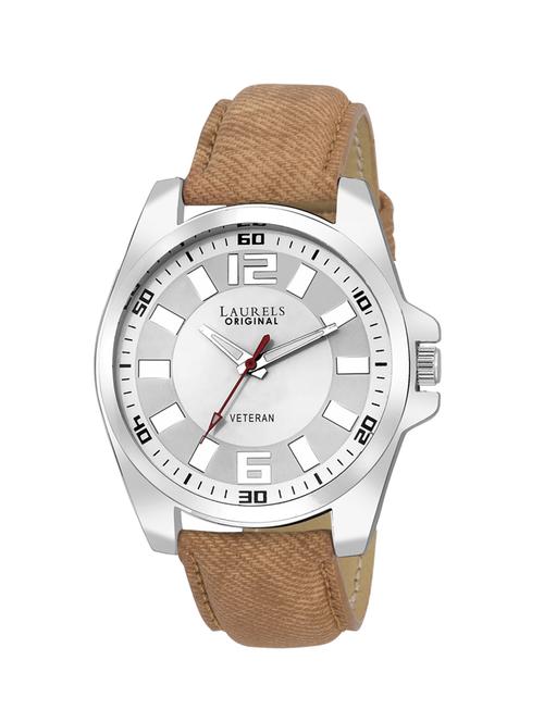 laurels gatsby 2 analog white dial men's watch - lo-gt-201 - 12878671 - Very Small Image - 1