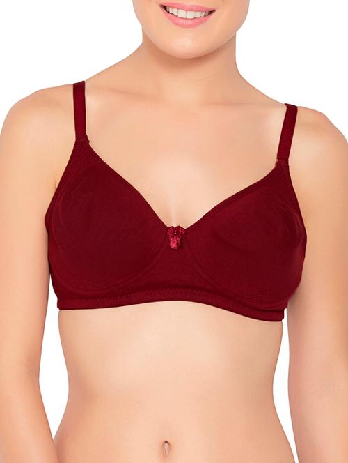 bow patch solid bra - 12881007 - Very Small Image - 1