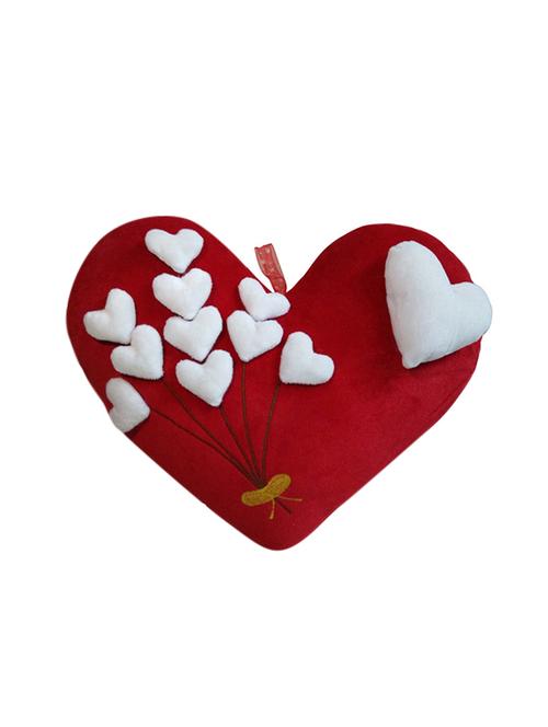 stybuzz bunch of hearts on heart cushion valentines day gift  heart - 12881048 - Very Small Image - 1