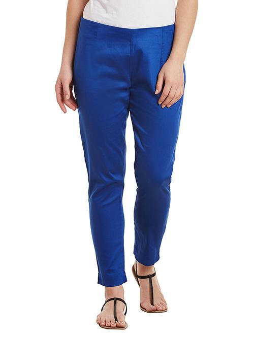 blue polyester jeggings - 12881074 - Very Small Image - 1