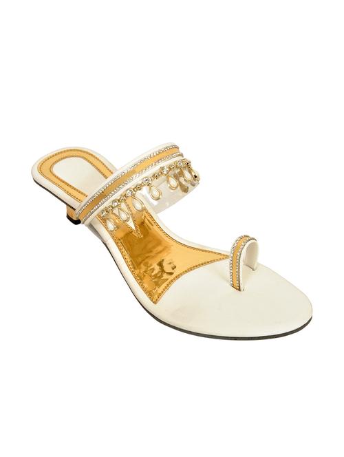 white one toe sandal - 12883011 - Very Small Image - 1