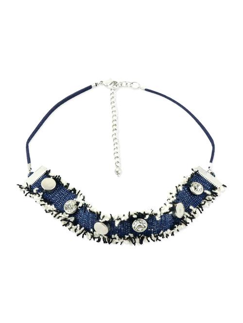 blue denim hort necklace - 12883668 - Very Small Image - 1