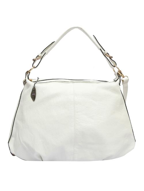 white leatherette handbag - 12885330 - Very Small Image - 1