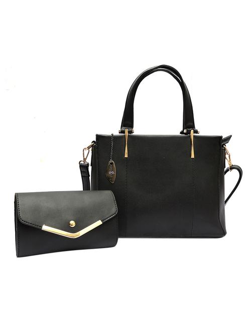 black leatherette handbag - 12885431 - Very Small Image - 1