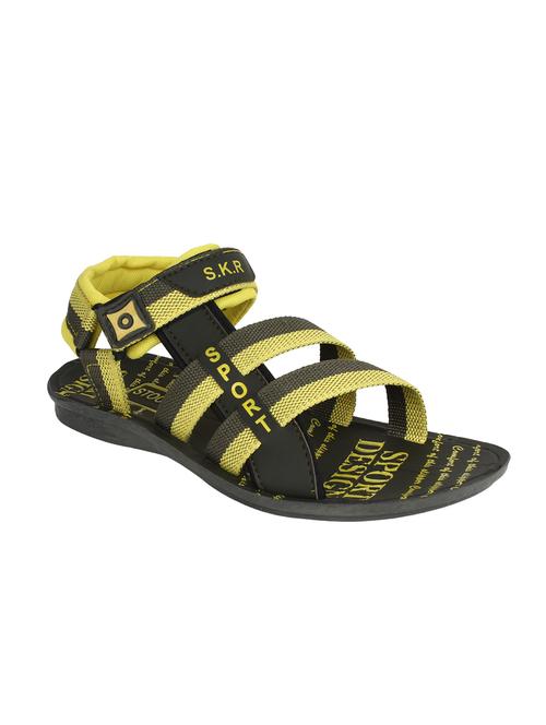 yellow canvas back strap floaters - 12887137 - Very Small Image - 1