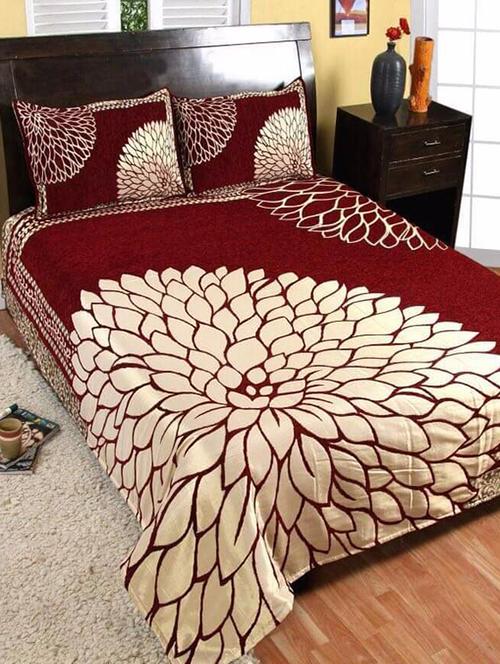 shubh collection of heavy bed cover with 2 pillow cover - 12892348 - Very Small Image - 1