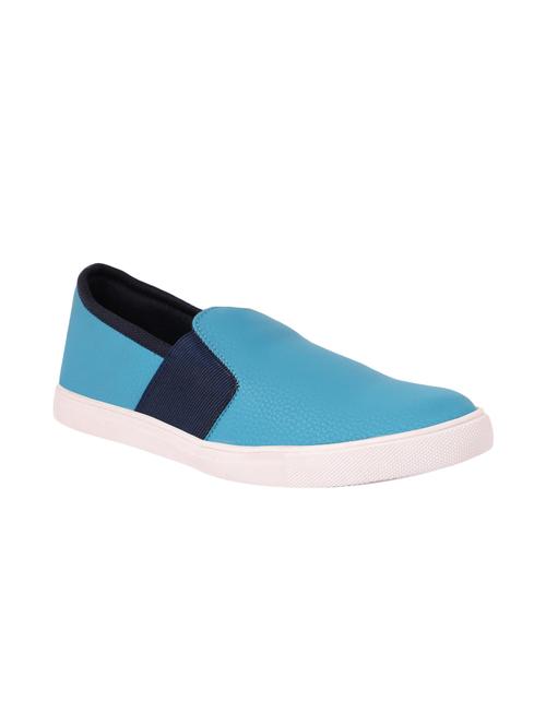 blue leatherette casual slip on - 12900068 - Very Small Image - 1