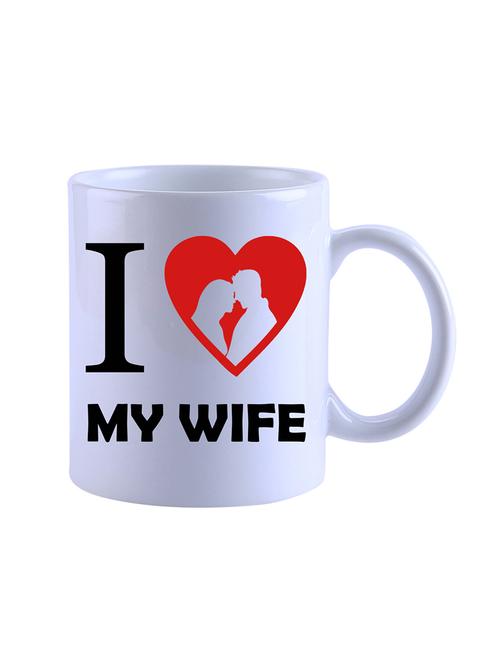 snoby i love my wife printed coffe mug - 12900683 - Very Small Image - 1