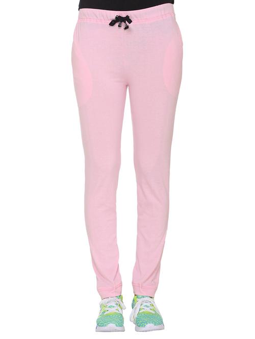 pink cotton track pants - 12900723 - Very Small Image - 1