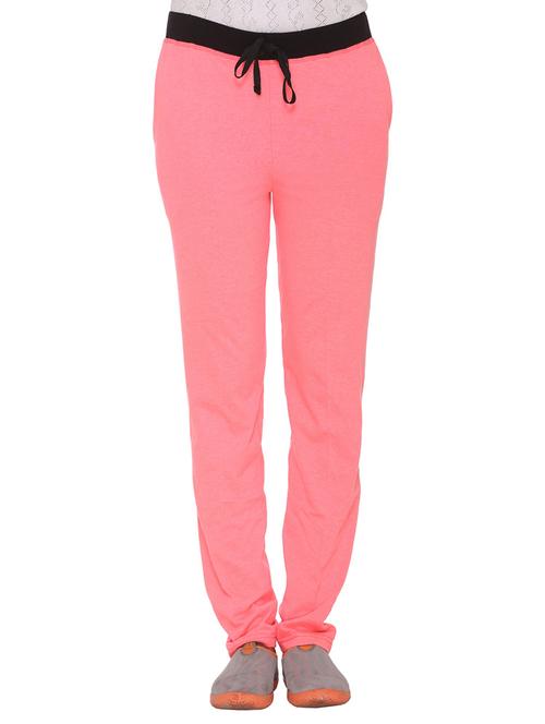 pink cotton track pant - 12900731 - Very Small Image - 1