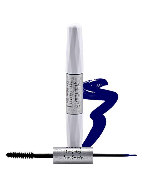 glamgals 2 in 1-black mascara + blue liner,10 ml - 12902024 - Very Small Image - 1