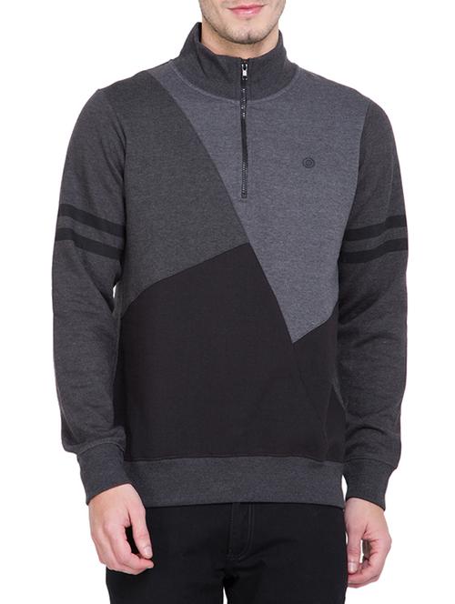 colour block cotton sweatshirt - 12904203 - Very Small Image - 1