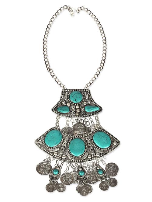 silver metal necklace - 12904259 - Very Small Image - 1