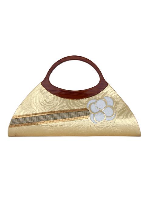 beige leatherette clutch - 12906347 - Very Small Image - 1