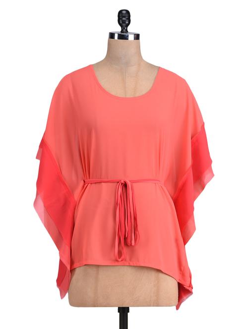 coral kaftan top - 1290693 - Very Small Image - 1