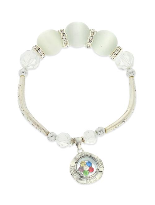 crystal collection beautiful silver bracelet for women - 12907391 - Very Small Image - 1