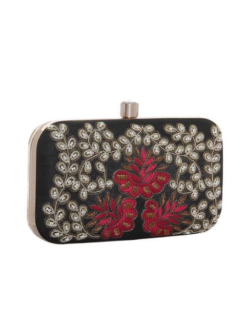 black polyester clutch - 12909221 - Very Small Image - 1