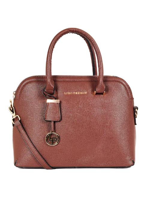 brown leatherette handbag - 12909885 - Very Small Image - 1