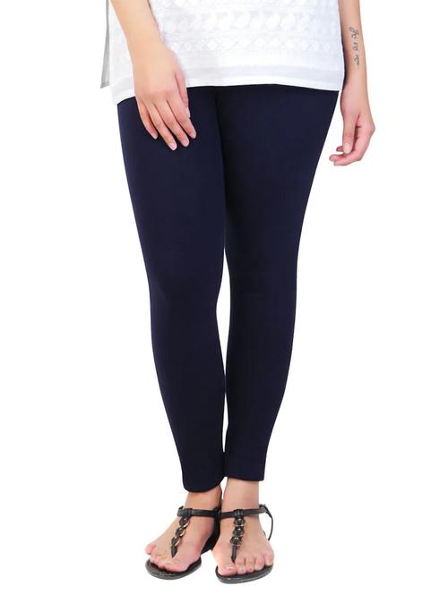 navy blue cotton leggings - 12911994 - Very Small Image - 1