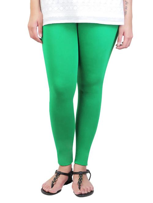 green cotton leggings - 12911996 - Very Small Image - 1