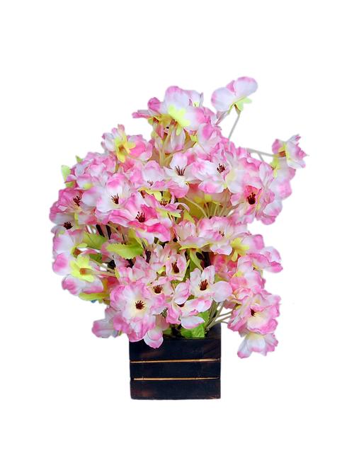 loxiaa pink  artificial  flower with  pot (25 cm) - 12913247 - Very Small Image - 1