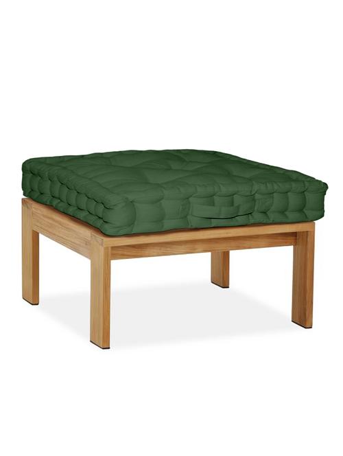 lushomes green comfy cotton box cushion with 5 knots & a handle for convenience - 12913382 - Very Small Image - 1