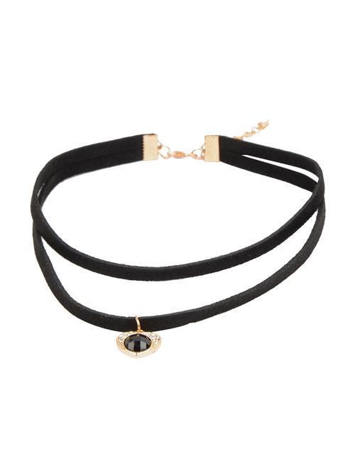 Diva Walk Black Fabric Choker - 12913675 - Very Small Image - 1