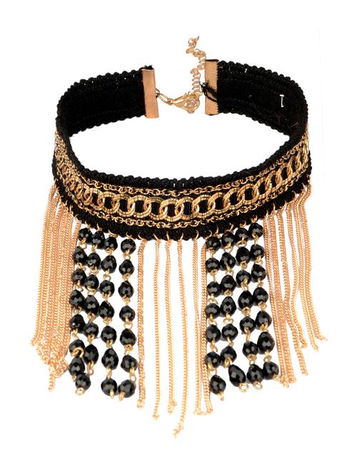 Diva Walk Black Fabric Choker - 12913708 - Very Small Image - 1
