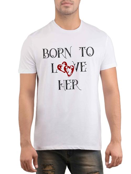 white polyester printed t-shirt - 12913905 - Very Small Image - 1