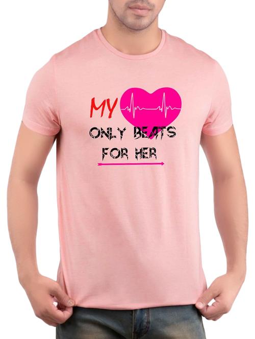 pink polyester printed t-shirt - 12913932 - Very Small Image - 1
