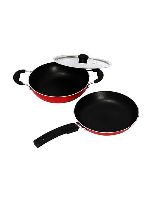 glossy kitchen nonstick cookware set - 12915807 - Very Small Image - 1