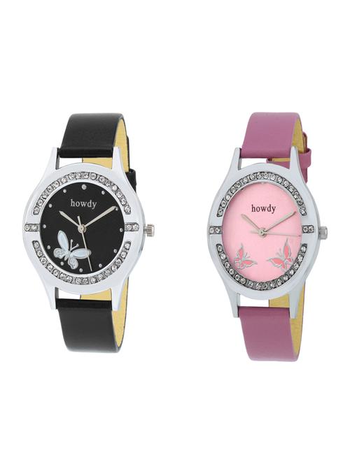 Howdy Beautiful Combo Of Analog Wrist Watch - 12916015 - Very Small Image - 1