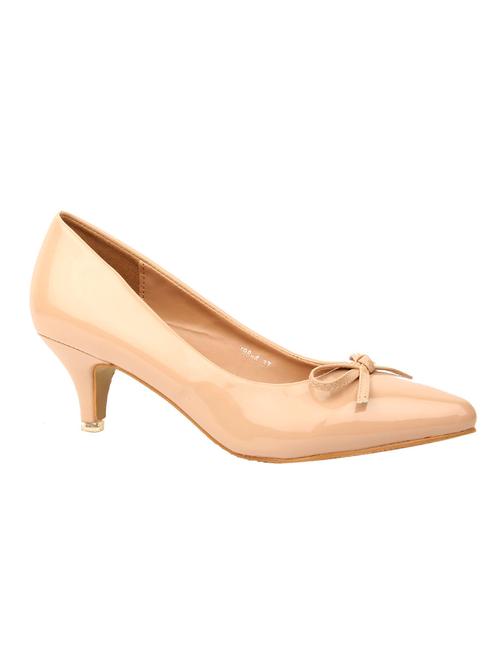 beige patent leather slip on pumps - 12916753 - Very Small Image - 1