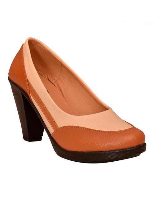 brown  slip on pump - 12917278 - Very Small Image - 1