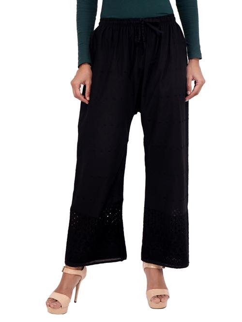 black cotton palazzos - 12917547 - Very Small Image - 1