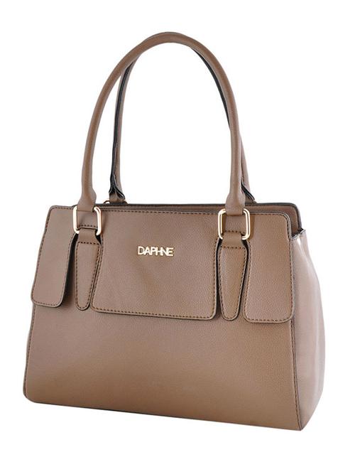 brown leatherette handbag - 12924850 - Very Small Image - 1
