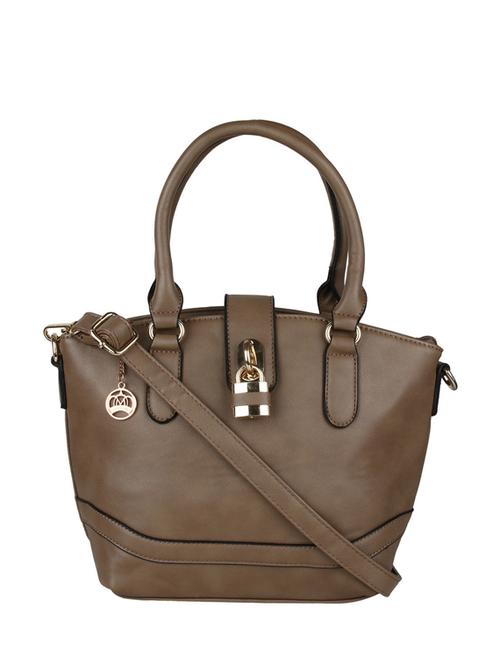 brown leatherette handbag - 12927283 - Very Small Image - 1