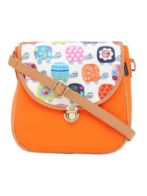 orange canvas messenger sling bag - 12927640 - Very Small Image - 1