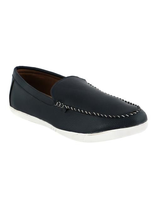 black leatherette slip on loafer - 12929336 - Very Small Image - 1